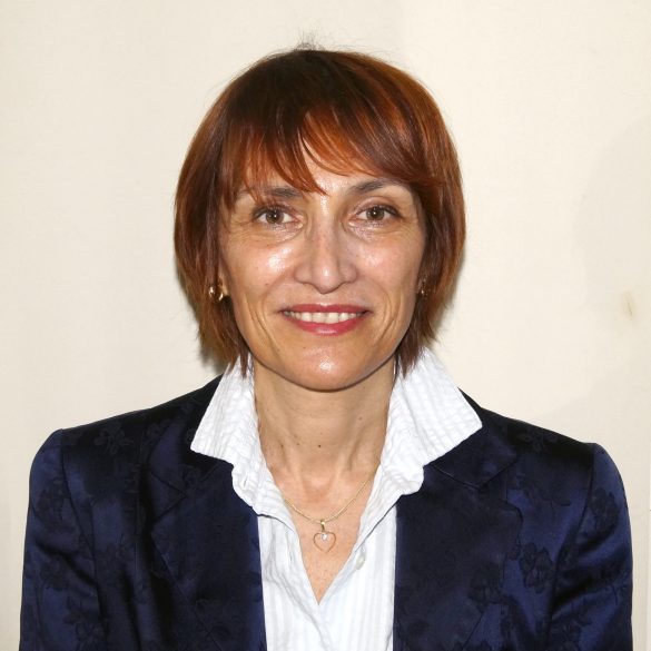 Un primo piano sorridente di Daniela Bernacchi sorridente, Segretario generale Fondazione Global Compact Network Italia