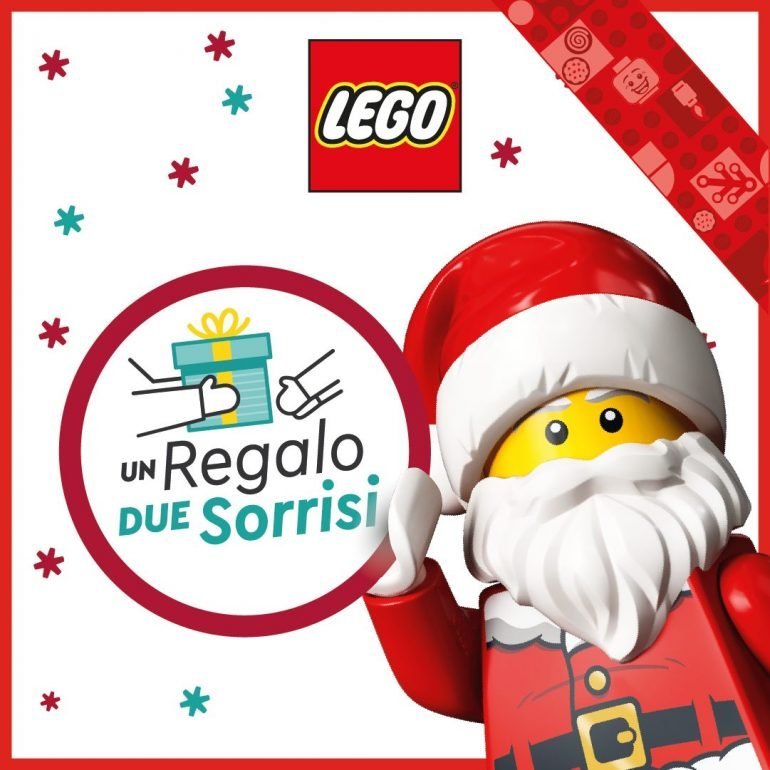 L'iniziativa Lego 'Un regalo, due sorrisi'