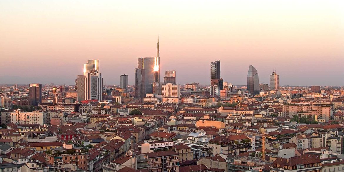 Veduta dall'alto di Milano