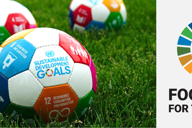Football for goals è l'inziativa dell'Onu che lega il calcio all'Agenda 2030