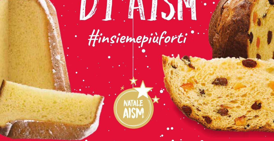 Aism sarà nelle piazze con il panettone