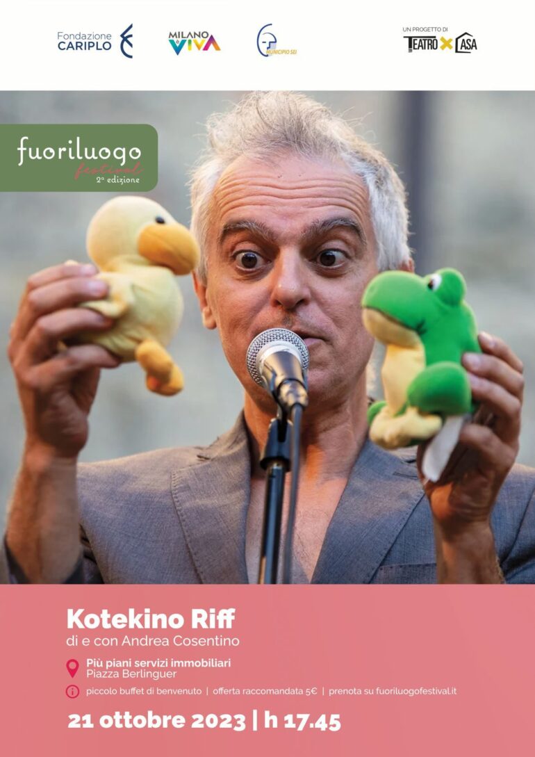 locandina spettacolo Kotekino Riff nell'ambito del festival fuoriluogo a Milano